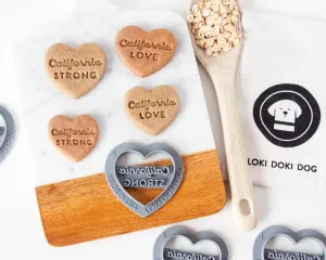 California State Love - Heart Shape Cookie Cutter (2 Styles Available)