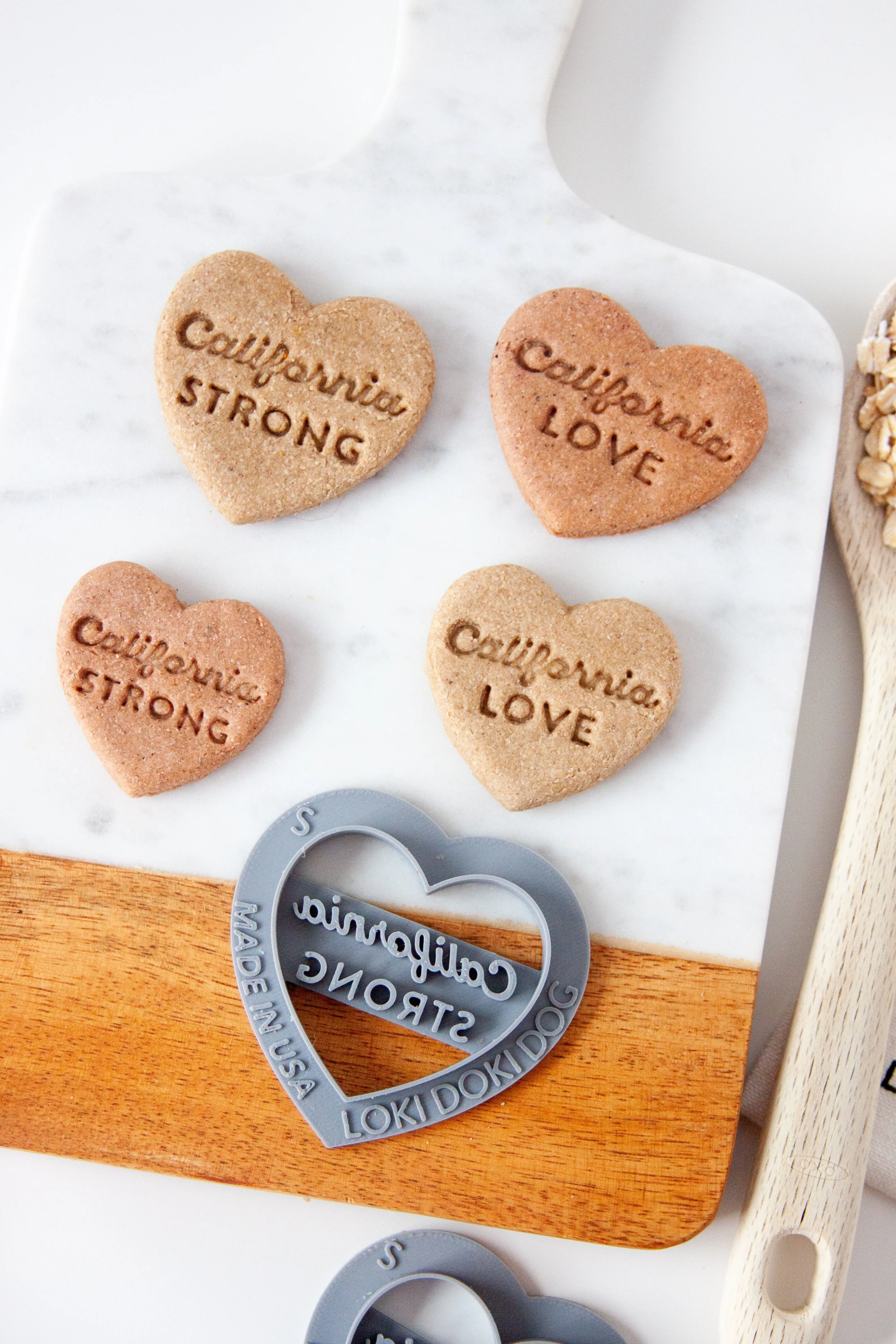 California State Love - Heart Shape Cookie Cutter (2 Styles Available)