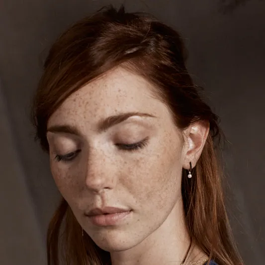 Camellia Pearl Studs