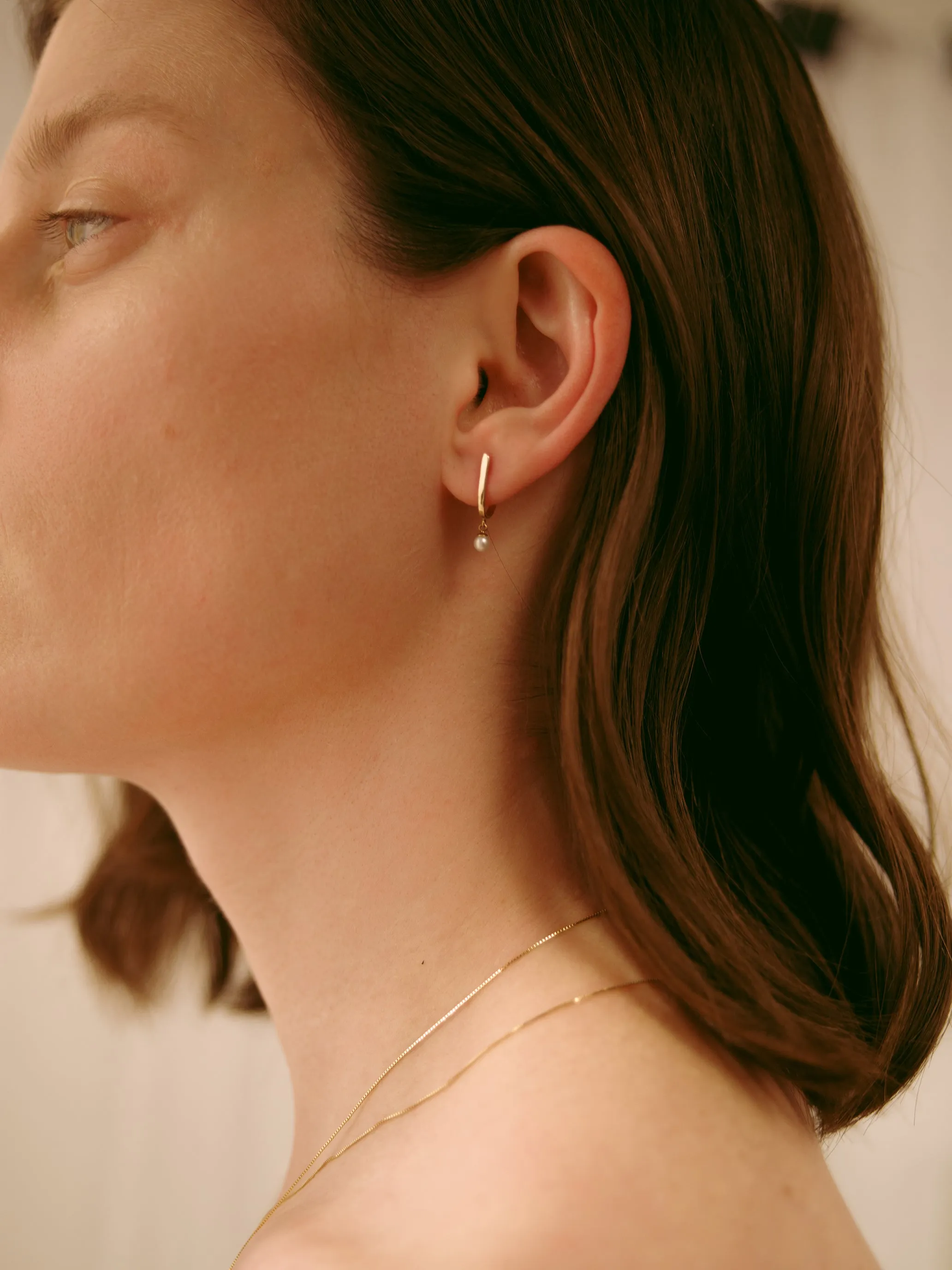 Camellia Pearl Studs