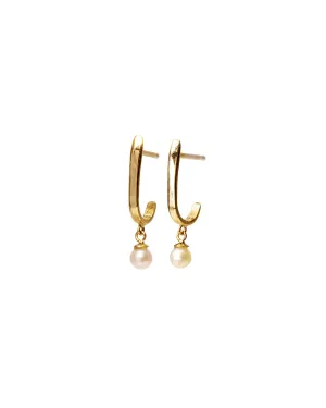 Camellia Pearl Studs