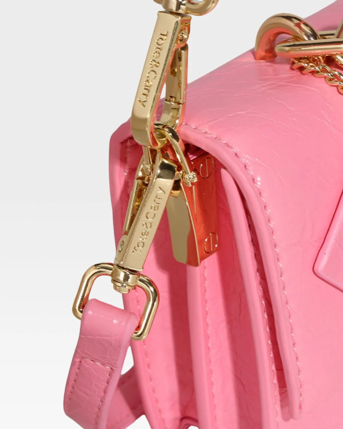 Camila Shoulder Bag in Baby Pink