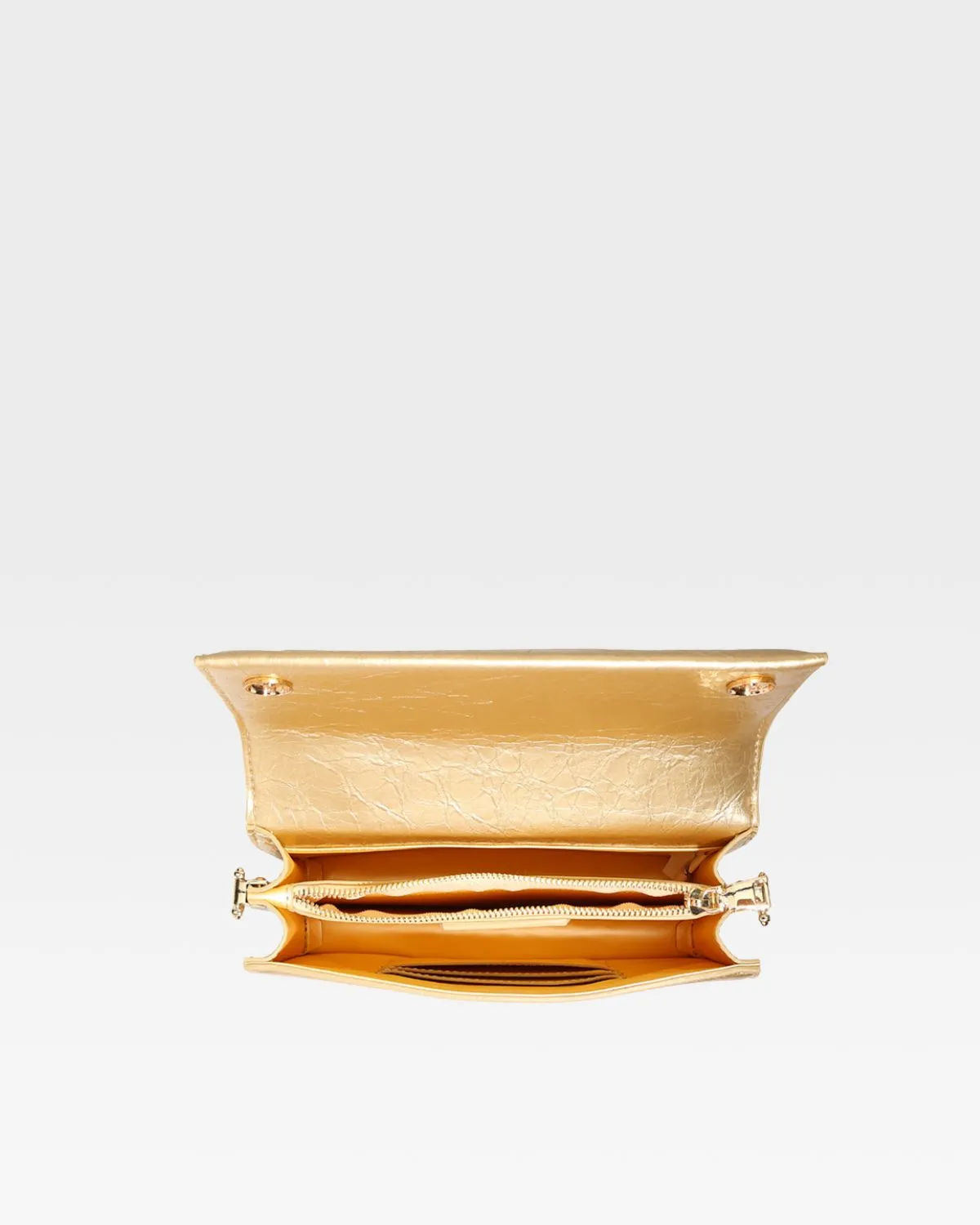 Camila Shoulder Bag in Gold