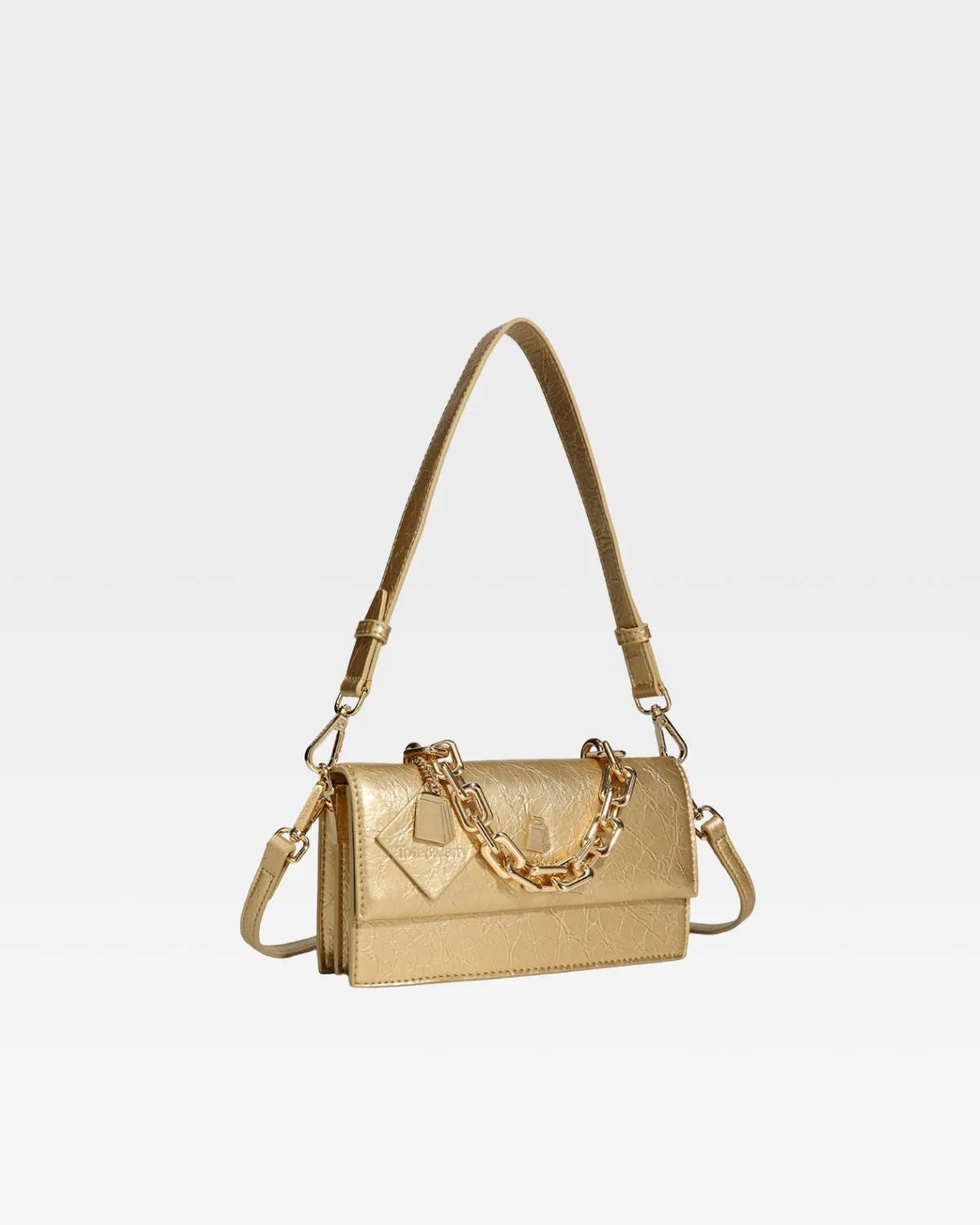 Camila Shoulder Bag in Gold
