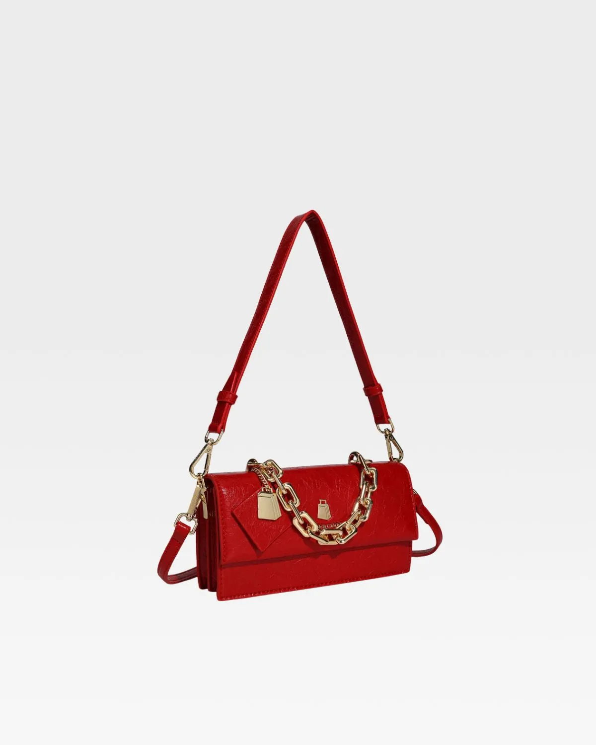 Camila Shoulder Bag in Red