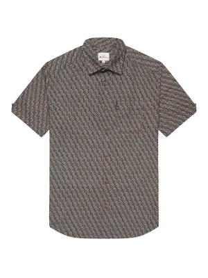Camisa Textured Base Print