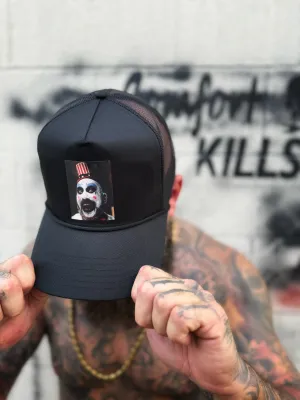 CAPTAIN SPAULDING CURVBED BILL BLACK HAT