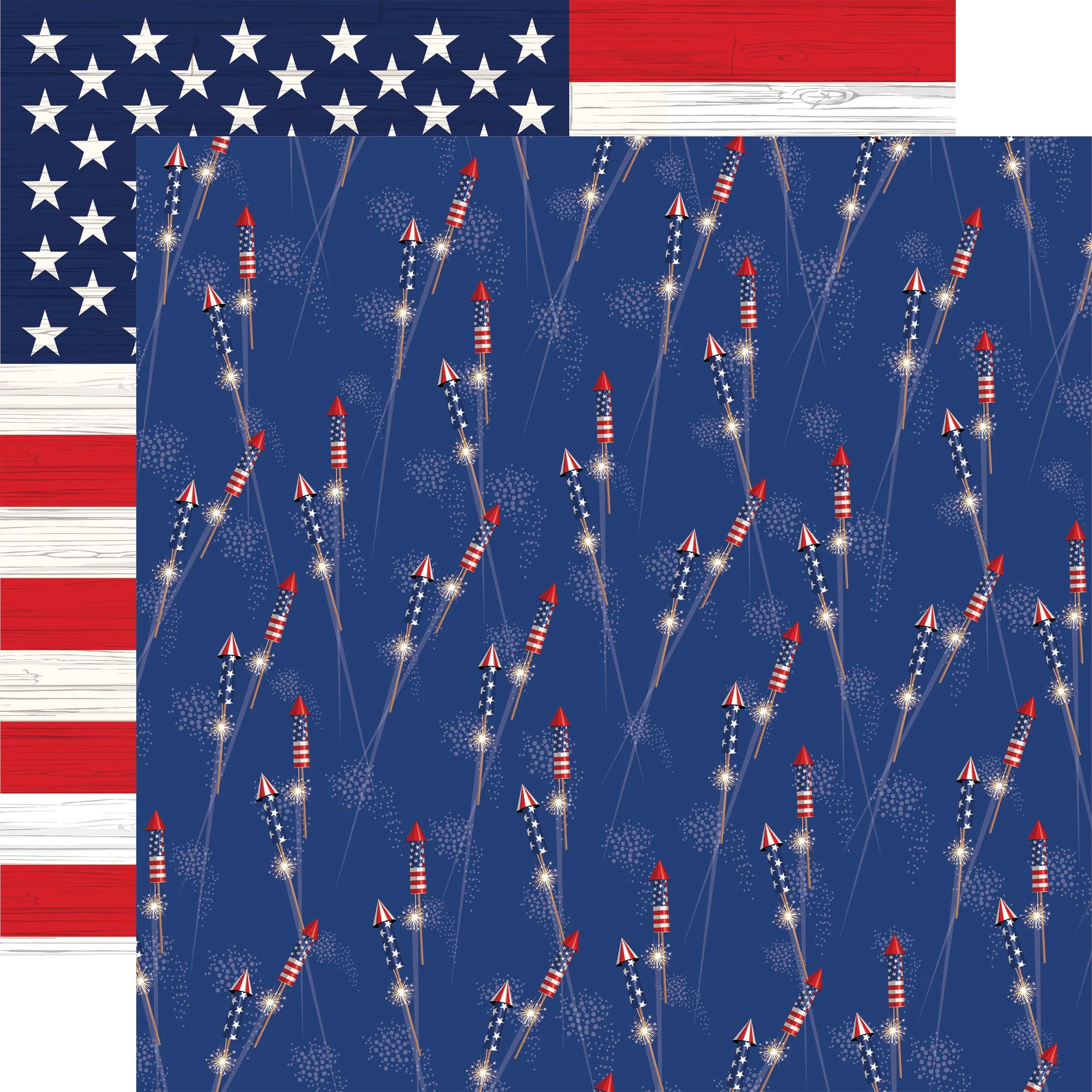 Carta Bella - The Fourth of July - 12x12 Single Sheet / Annual Celebration