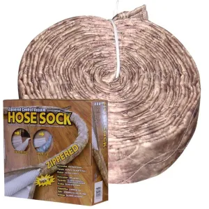 Central Vacuum Hose Sock 40' Padded Zippered Taupe