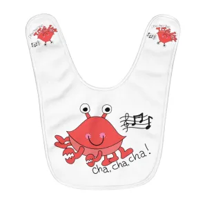 Cha, Cha, Cha! Fleece Baby Bib