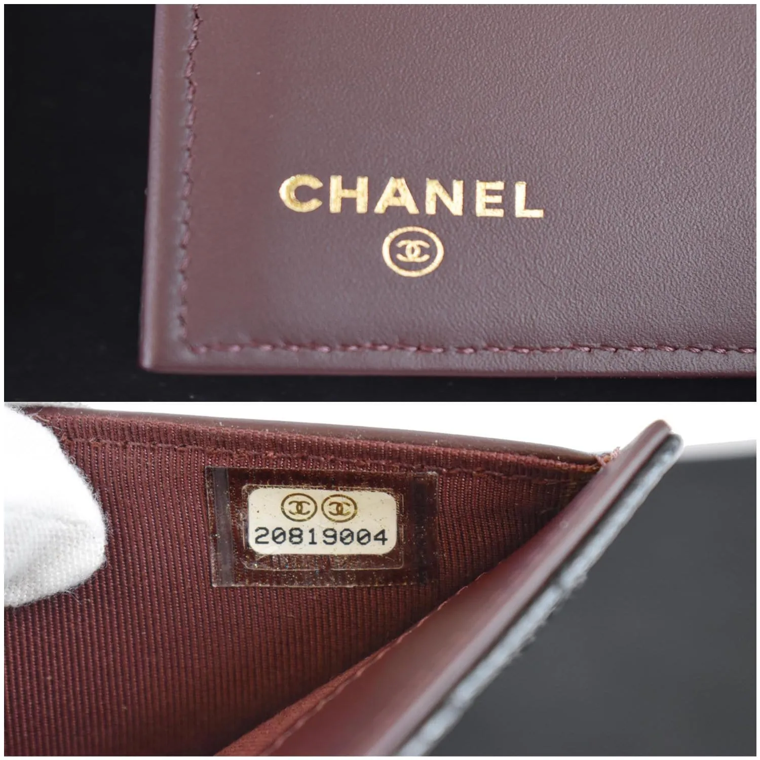 CHANEL Large Flap Quilted Caviar Wallet Black