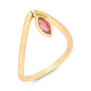 Chevron Shaped Ring
