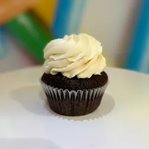 Chocolate Cupcake with Vanilla Icing