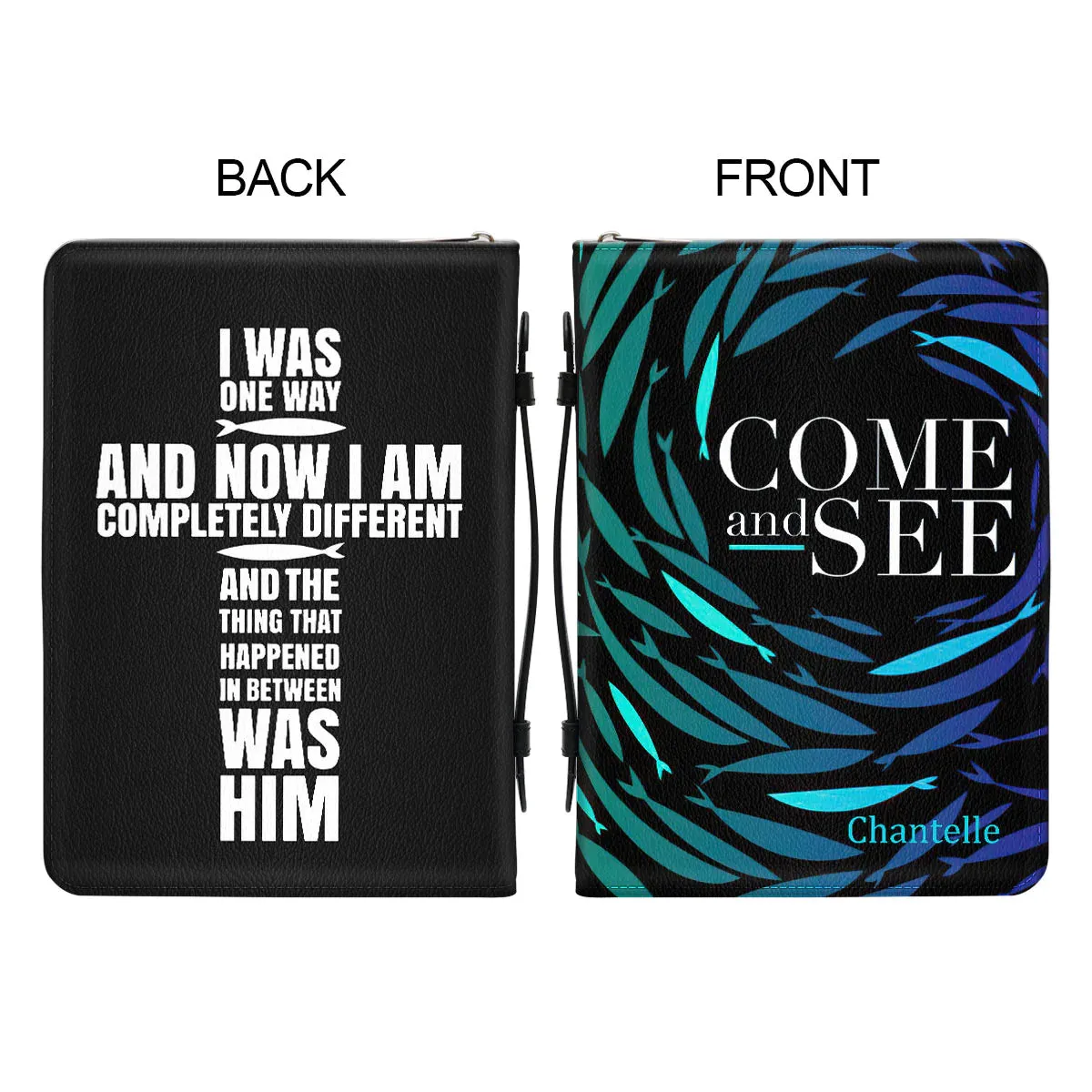 Christianart Bible Cover - Now I Am Completely Different - Personalized Bible Cover - Bible Cover For Women - CABBBCV28070324.