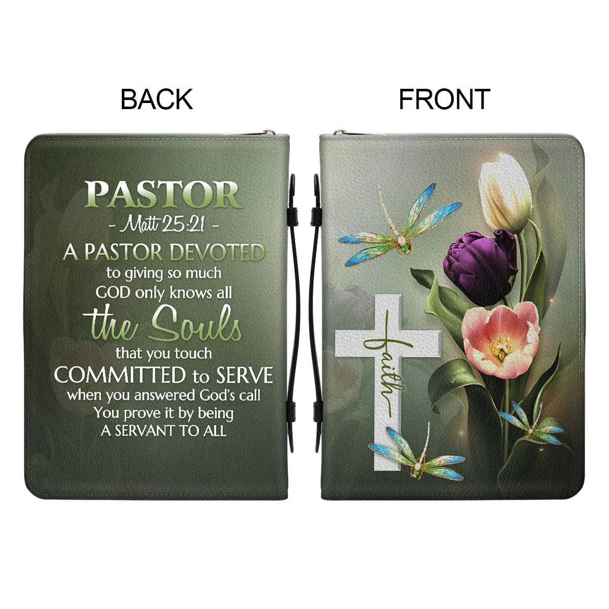 Christianart Bible Cover - Pastor Matt 25:21 - Personalized Bible Cover - Bible Cover For Women - CABBBCV01030724.