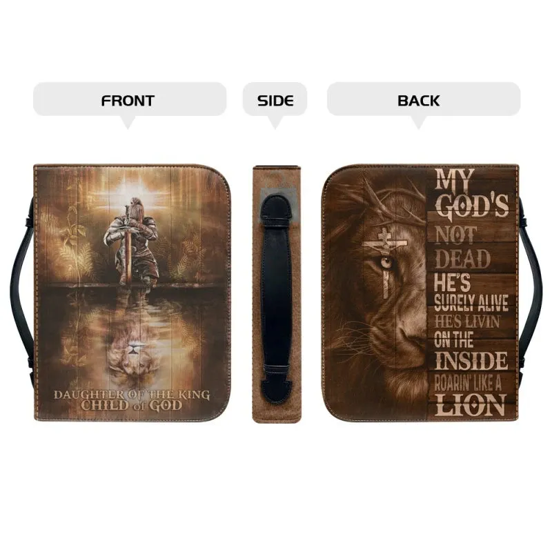Christianartbag Bible Cover, Daughter Of The King Child Of GOD Bible Cover, Personalized Bible Cover, Purple Bible Cover, Christmas Gift, CABBBCV06160823.