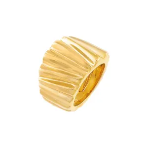 Chunky Textured Ring 14K