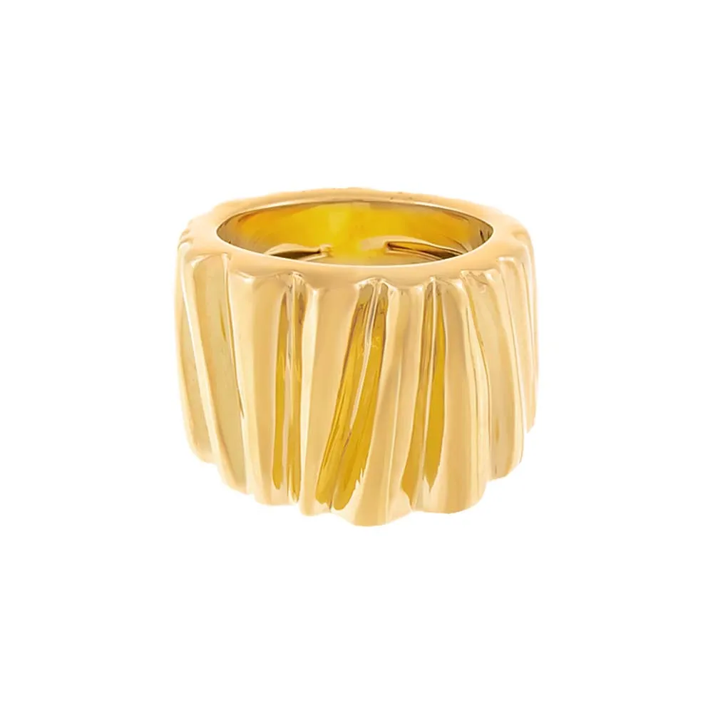 Chunky Textured Ring 14K