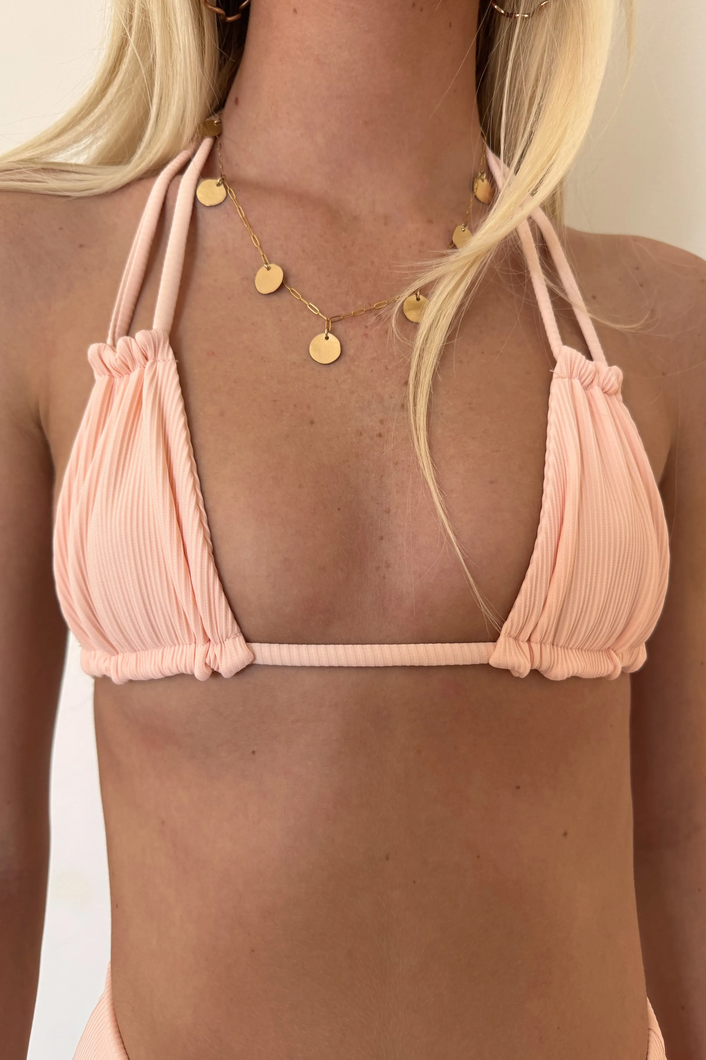 Citrine Swim Allie Top- Peach