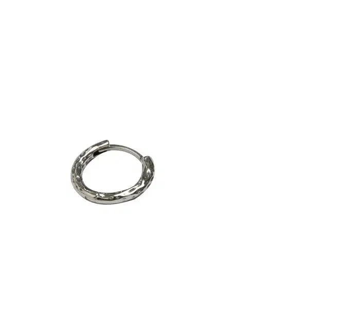 Classic Textured Hoop Earrings