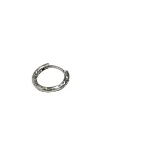 Classic Textured Hoop Earrings