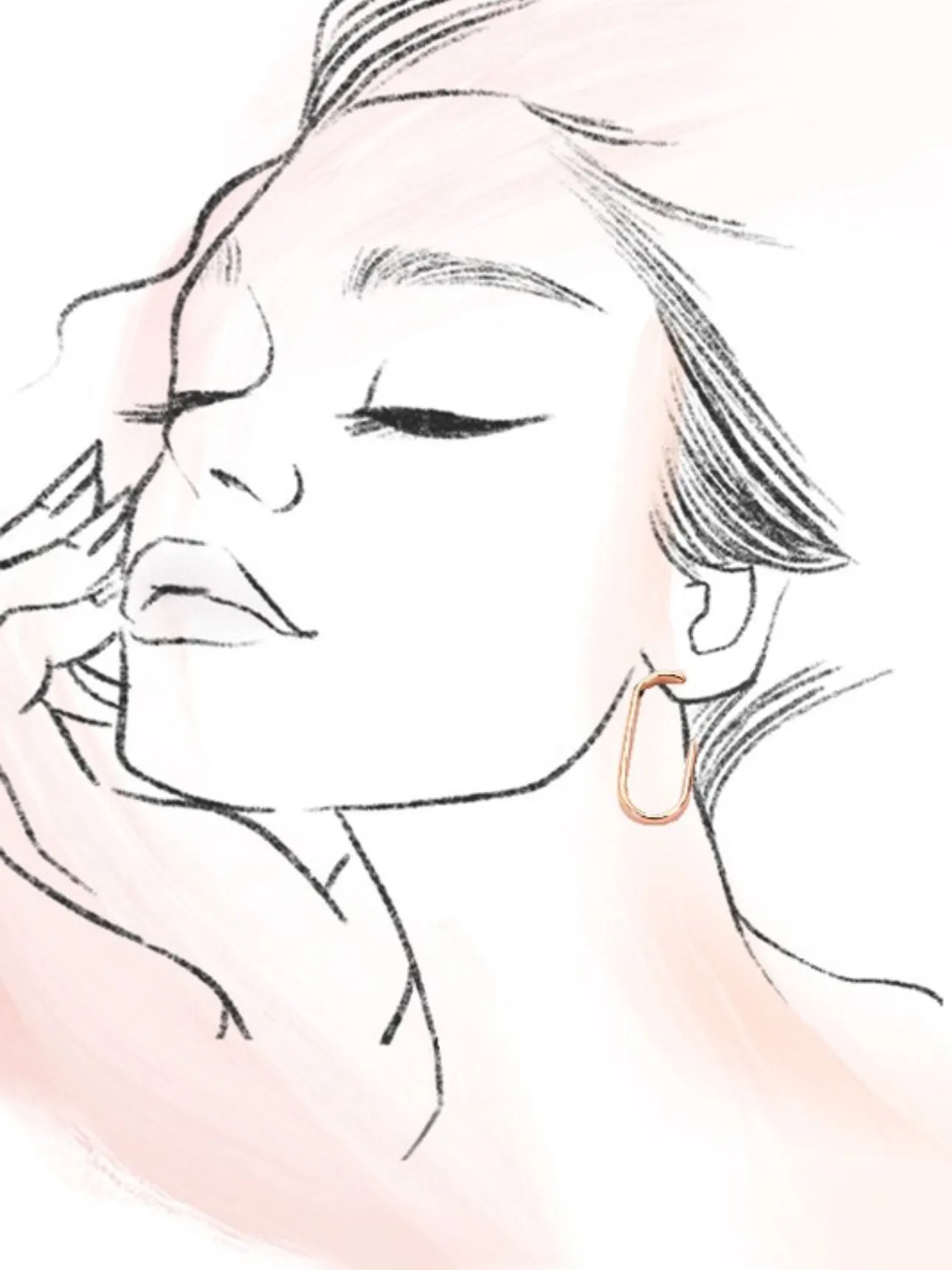 Classic U-Shaped Hoop Earrings