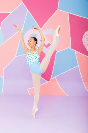 Claudia Dean Odette Bluebell x Ice Blue Leotard