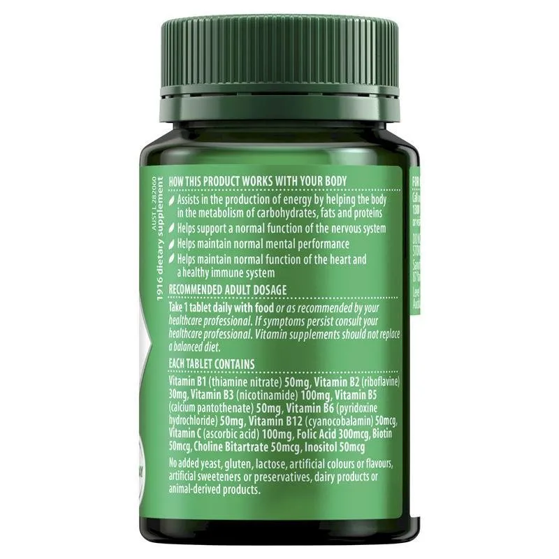 [CLEARANCE Expiry: 07/2024] Nature's Own Super B Complex 75 Tablets