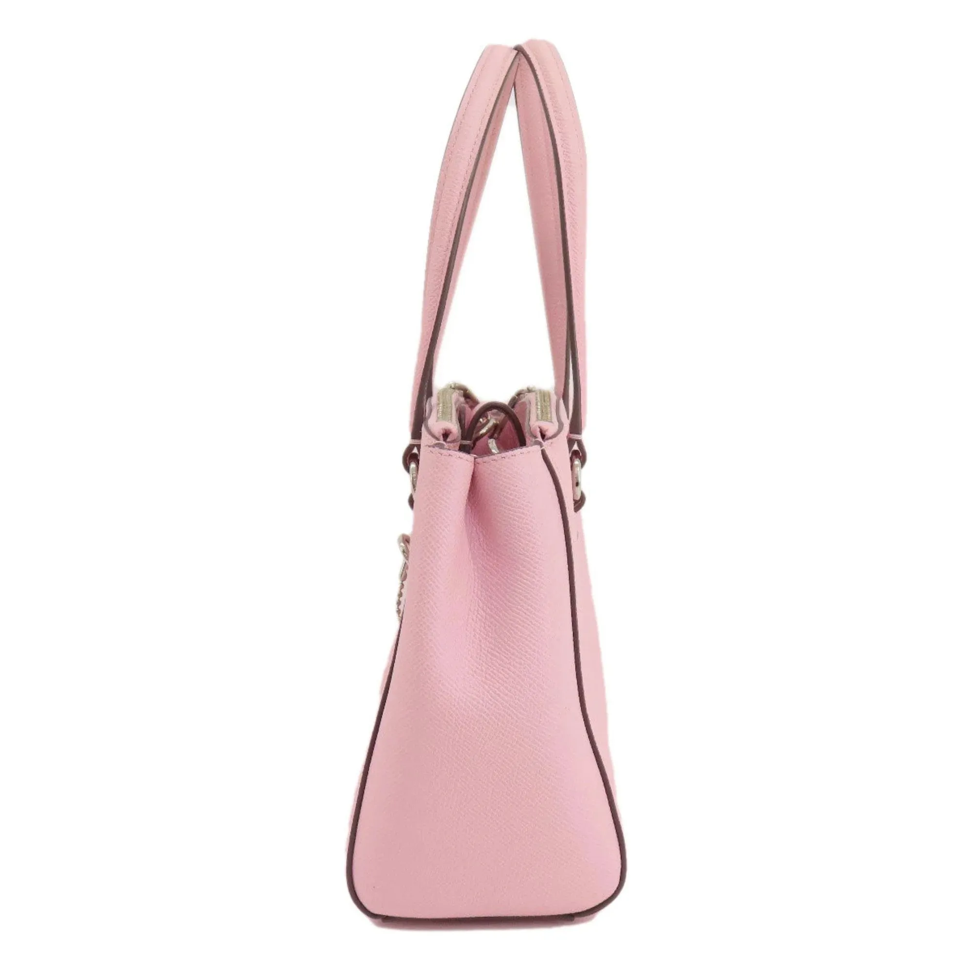 Coach Stanton Carryall Leather Tote 26 Petal Shoulder Bag Handbag Pink New