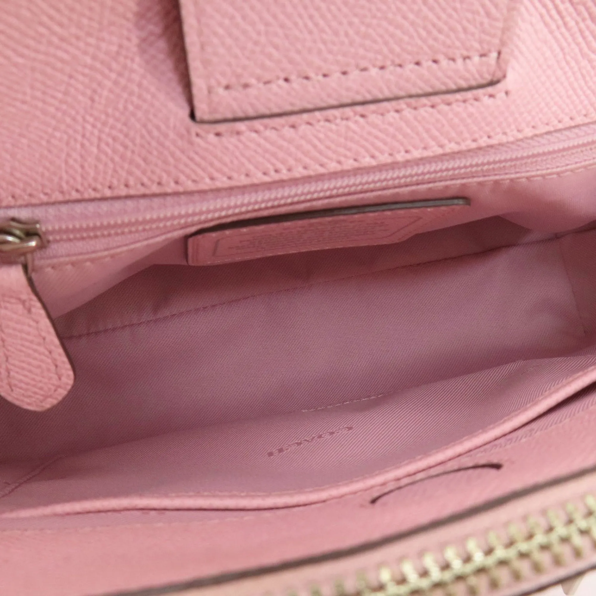 Coach Stanton Carryall Leather Tote 26 Petal Shoulder Bag Handbag Pink New