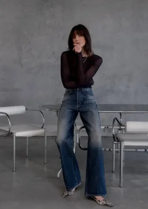 Coco Relaxed Omen Dark Vintage Indigo