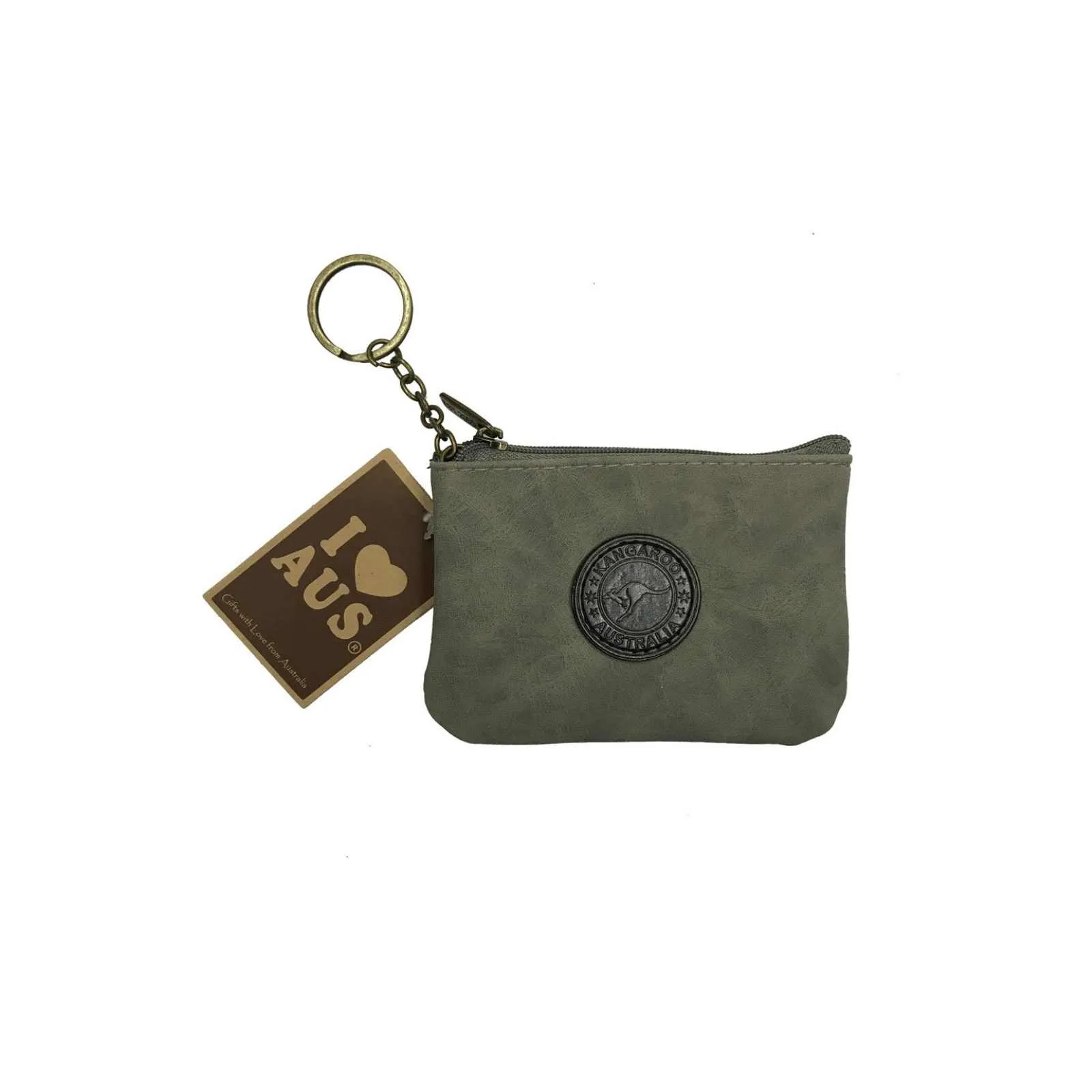 Coin Purse with Key Chain & Kangaroo Badge