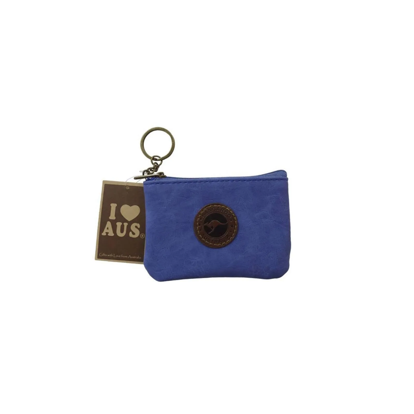 Coin Purse with Key Chain & Kangaroo Badge