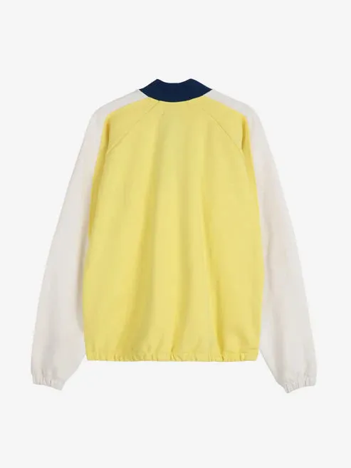 Color Block Relaxed Sweatshirt | Yellow Multi
