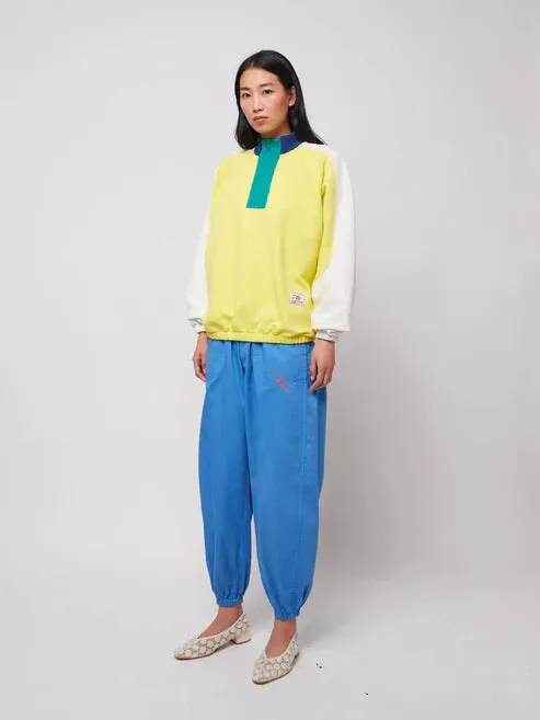 Color Block Relaxed Sweatshirt | Yellow Multi