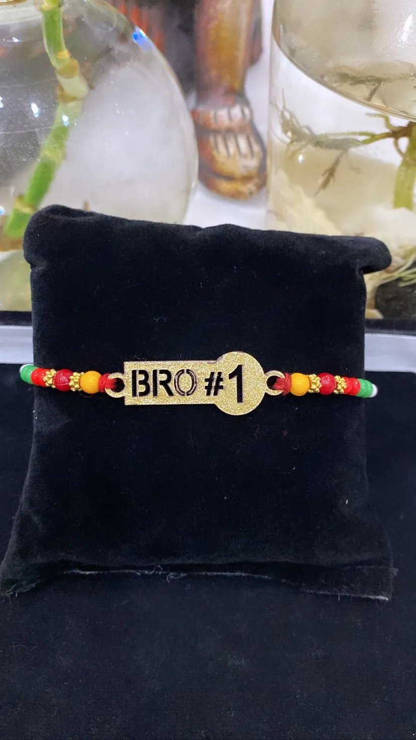 Combo of 3 Wooden Bro No1 Pubg Bhai Rakhi