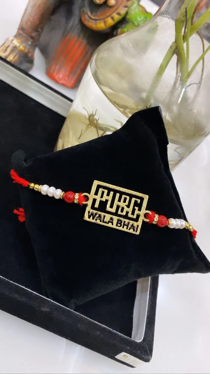 Combo of 3 Wooden Bro No1 Pubg Bhai Rakhi