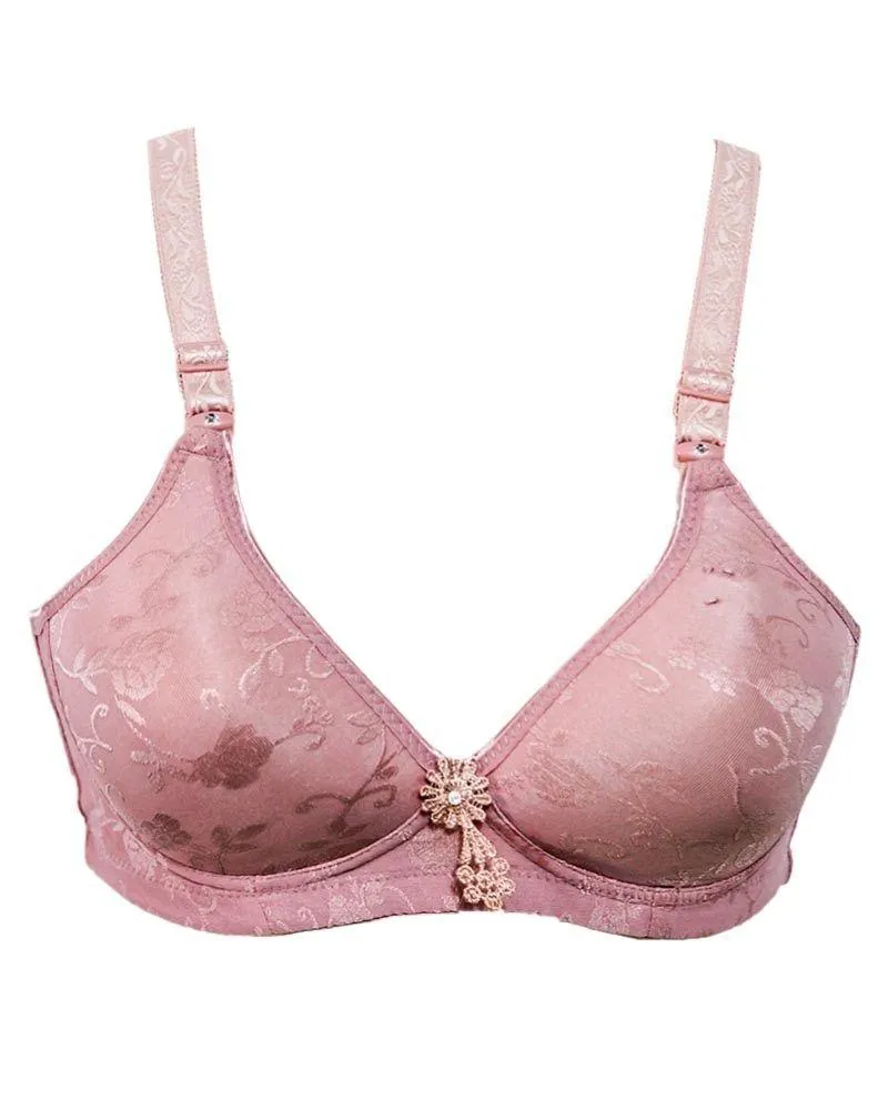 Comfortable Bra 2588 Purple- Single Padded Non Wired - Mi Sinuo