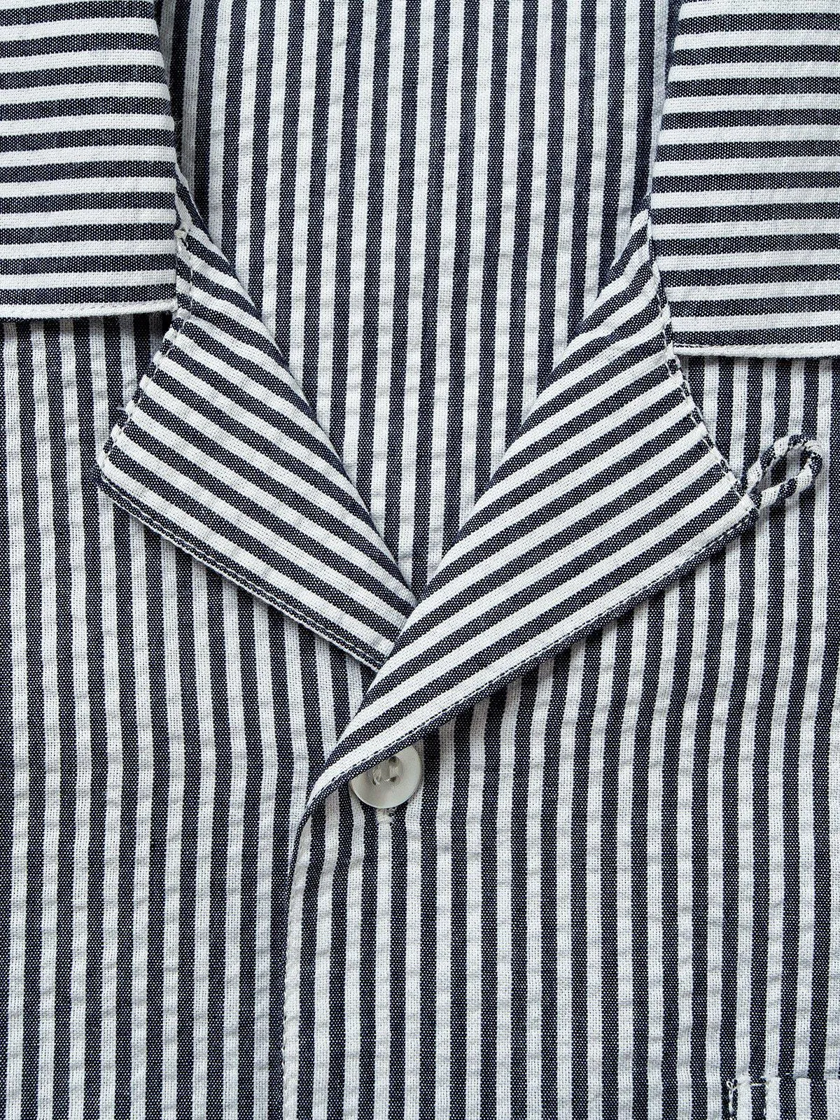 Contentment. Relaxed Seersucker Grey Shirt