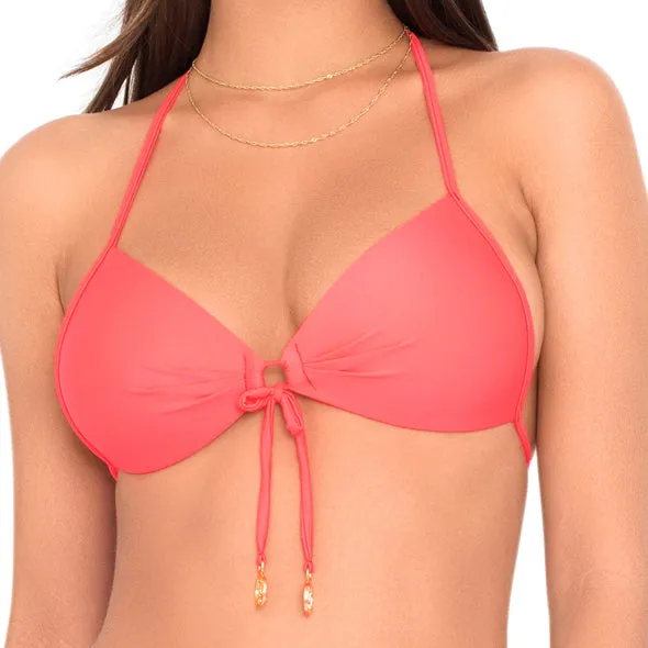 COSITA BUENA - Molded Push Up Bandeau Halter-DCC