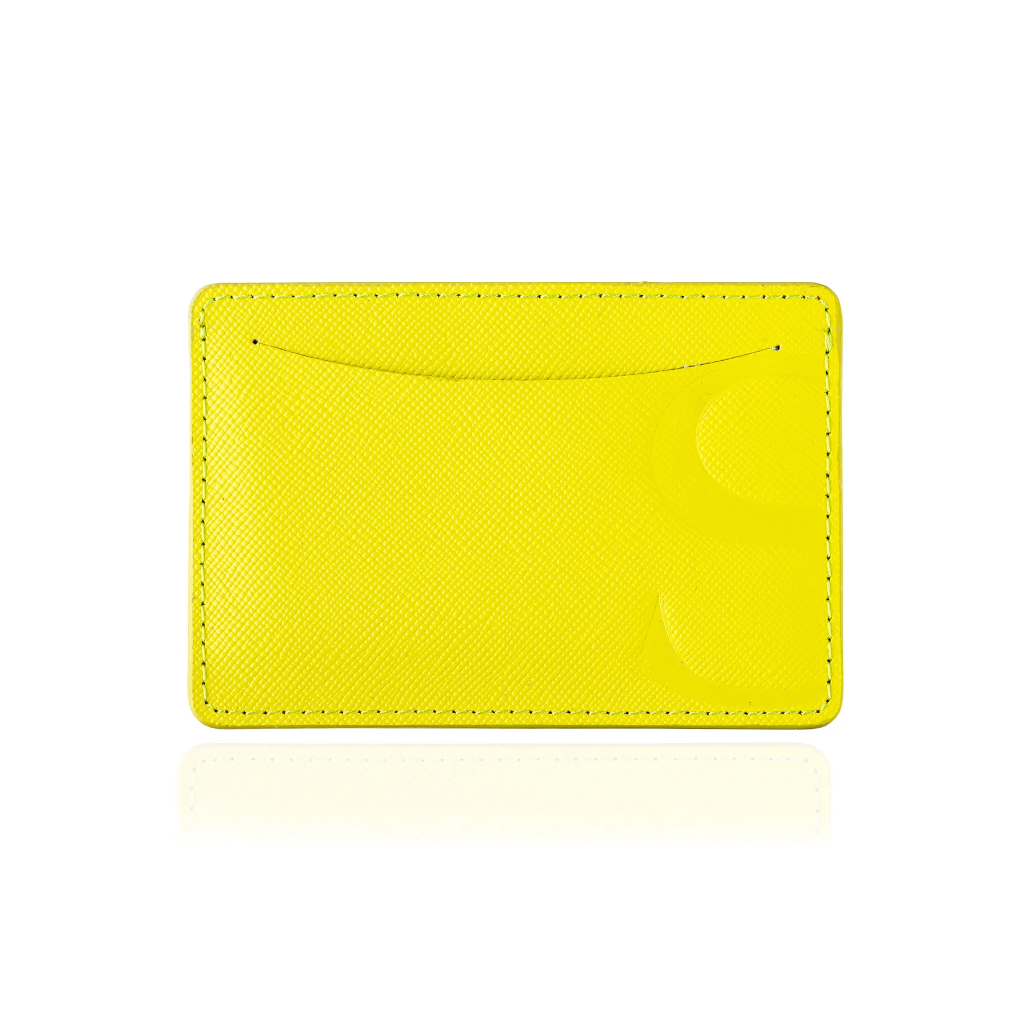 Credit Card Pouch in Highlighter Yellow