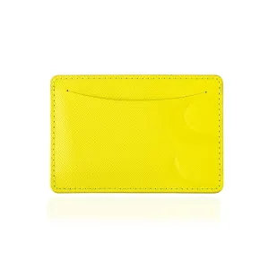 Credit Card Pouch in Highlighter Yellow