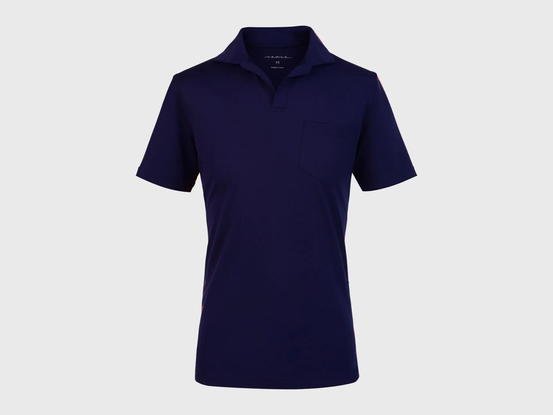 Crew T Bio Nylon Jersey Polo Shirt - Navy Blue