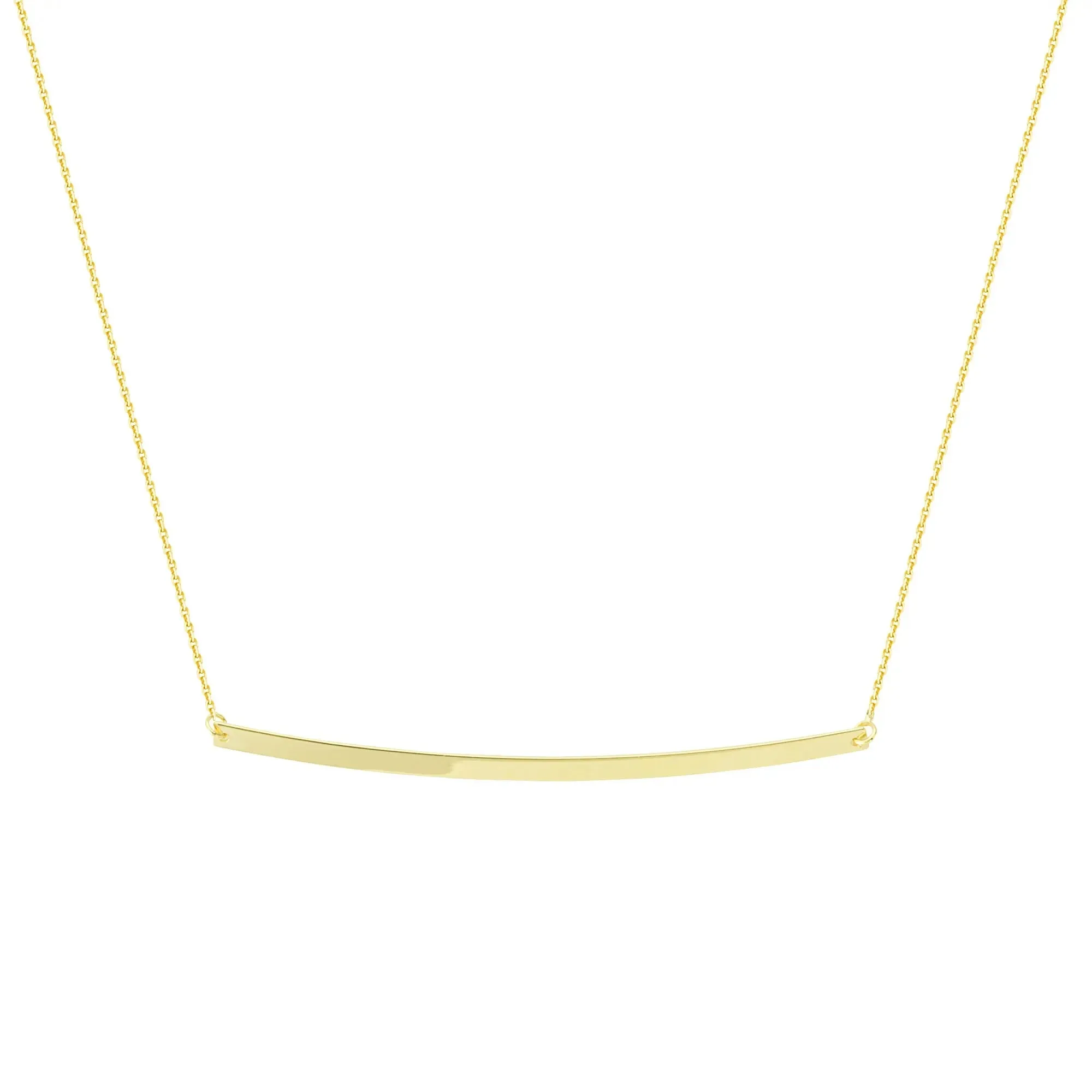 Curved Bar Necklace
