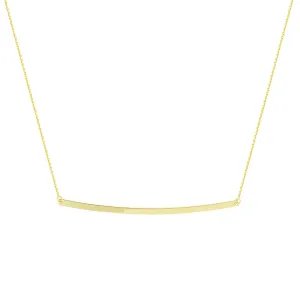 Curved Bar Necklace