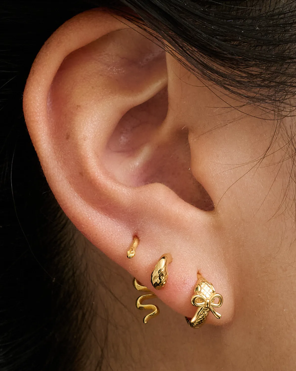 Curved Snake Piercing