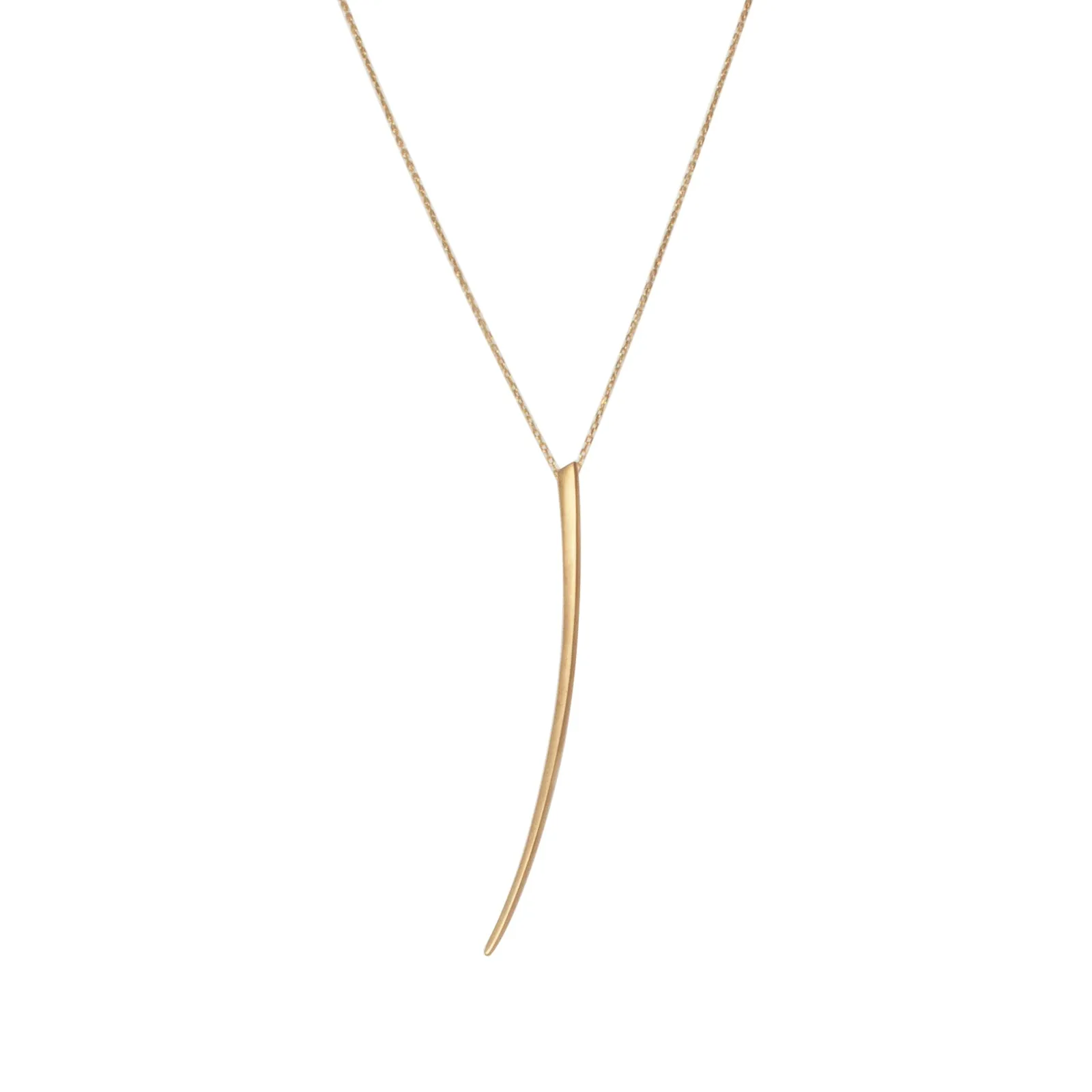 curved stake pendant