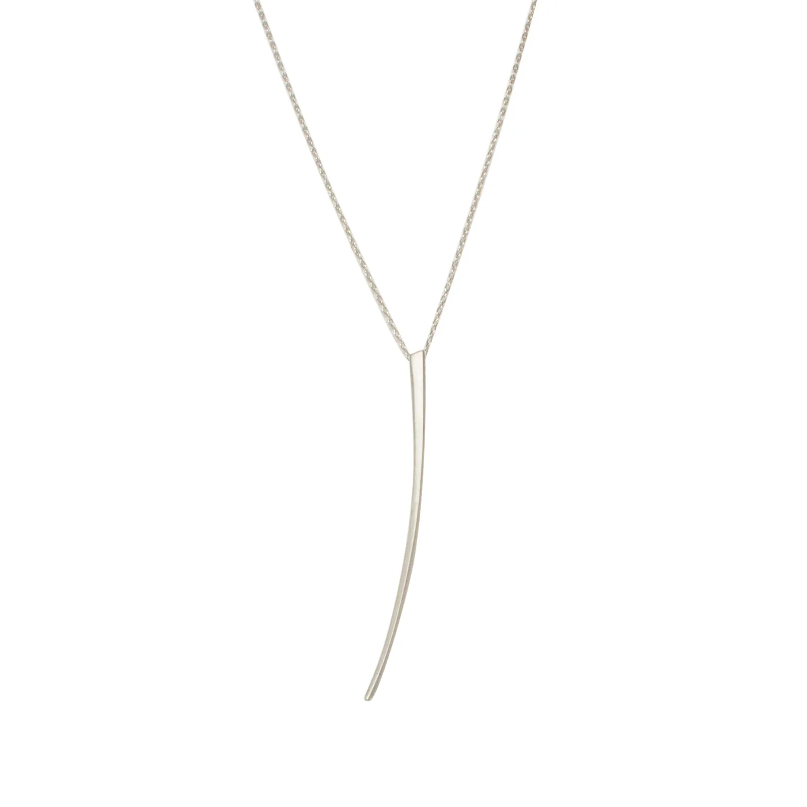 curved stake pendant
