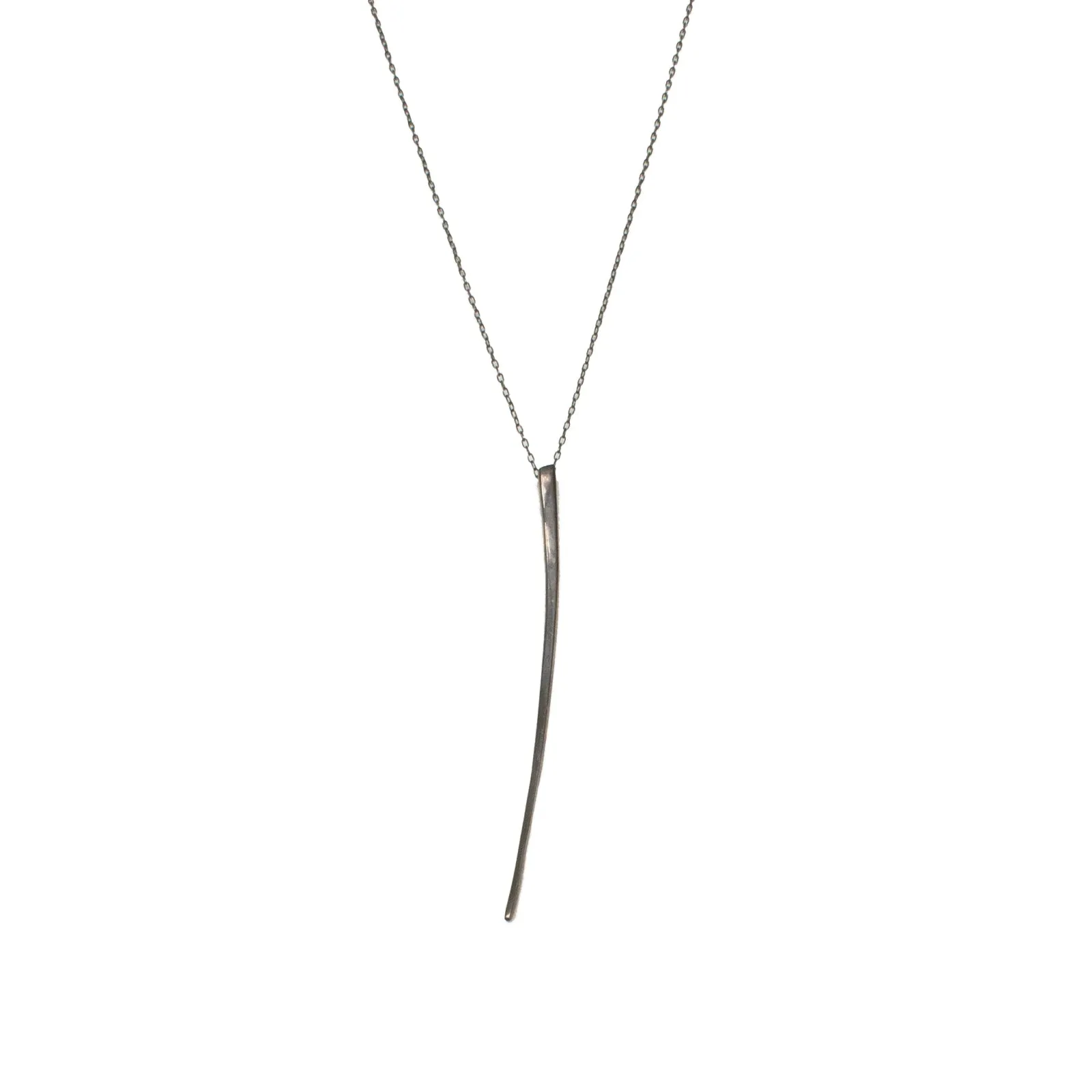 curved stake pendant
