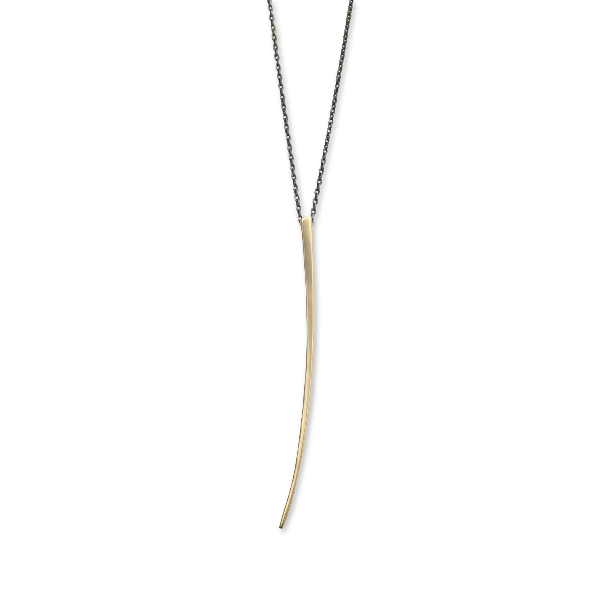 curved stake pendant